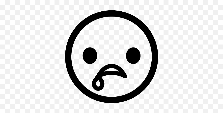 Drool Icon - Sad Face Vector Icon Emoji,Drool Emoji
