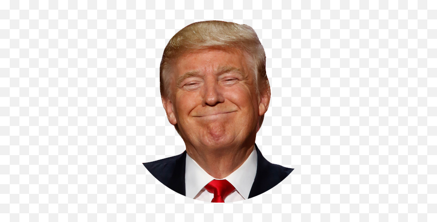 Trump Smile Transparent Png Clipart - Donald Trump Foto Png Emoji,Trump Laughing Emoji