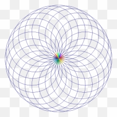 Animated Mandala - Geometric Pattern Round Png Emoji