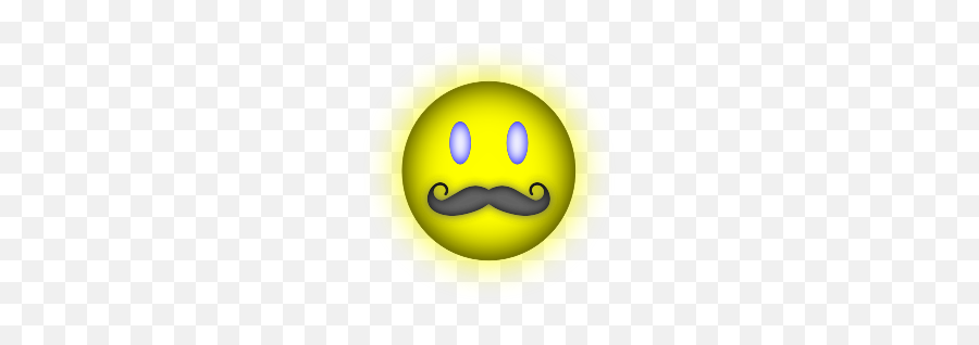 Smiley With Mustache Vector Image - Smiley Emoji,Texting Emoticons Symbols