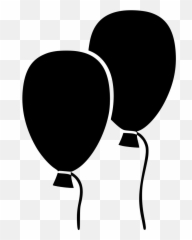 Balloon Party Balloons Comments - Balloons Png Black And White Emoji,Emoji Party Balloons