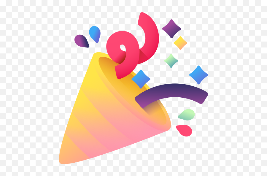 Confetti - Confete Emoji Png,Party Confetti Emoji