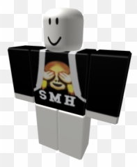 Smh Emoji Crewneck - T Shirts Roblox Black Bear Mask Hoodie,Smh Emoji