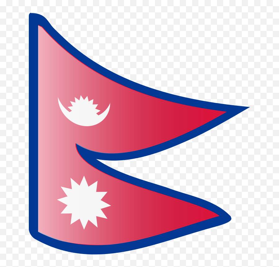 Flag Of Nepal National Flag Nepalis - Nepal Flag Png Clipart Emoji,Taiwan Flag Emoji