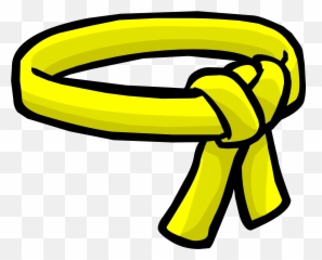 Card - Club Penguin Yellow Belt Emoji,Karate Emojis