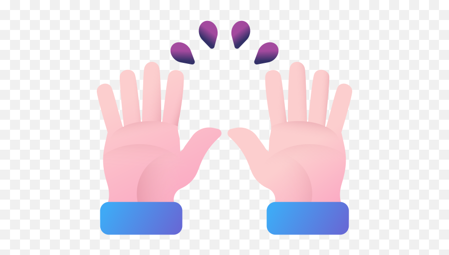 Hands Up - Free Gestures Icons Circle Emoji,Emoji Hands Up