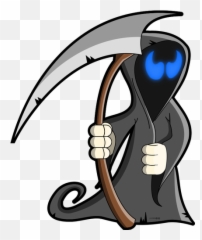 Cartoon Grim Reaper - Png Emoji