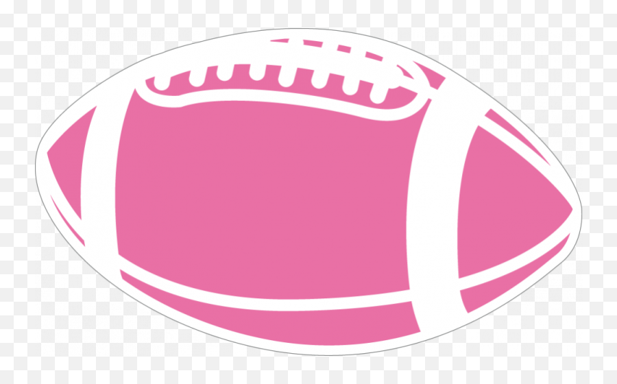 Pink Football Clipart - Powder Puff Football Clipart Emoji,Car Man Ticket Emoji