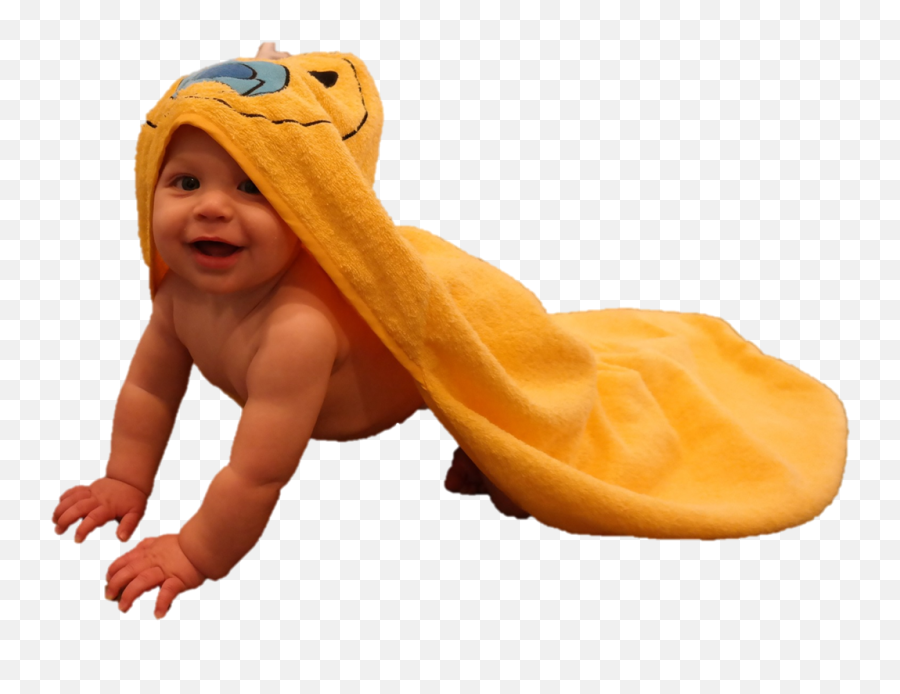 My First Emoji Hooded Baby Towel - Baby,Crawling Emoji