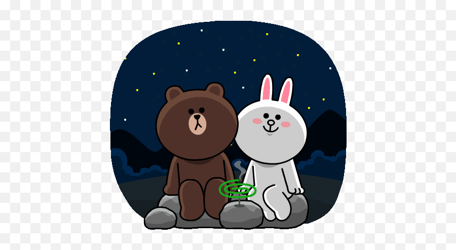 White Rabbit 2 Animated By Binh Pham - Bear Good Night Gif Emoji,White Rabbit Emoji