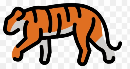 Paws Clipart Tiger Paws Tiger Transparent Free For Download - Wild Cat Clip  Art Emoji,Detroit Tigers Emoji - free transparent emoji 