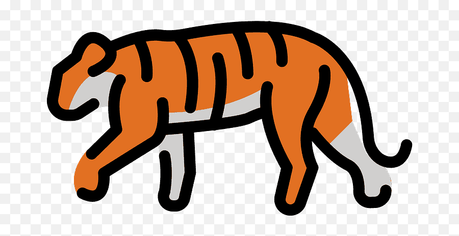 Tiger Emoji Clipart - Tiger Twemoji,Tiger Emoji