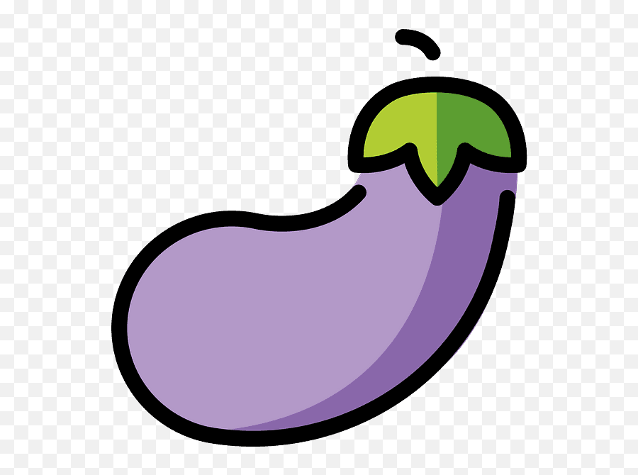 Eggplant Emoji Clipart - Melanzana Emoji,Avocado Emoji