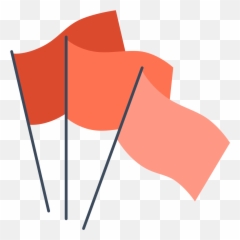 Counterparty Red Flags Clipart - Full Size 2778171 Vertical Emoji