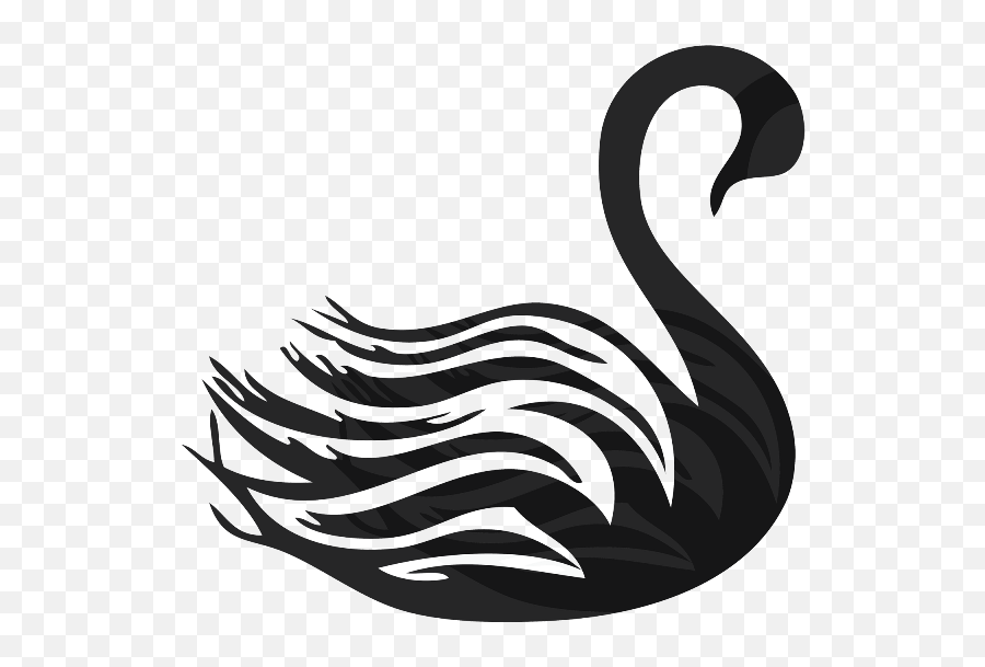 Black Swan Clipart Transparent - Transparent Black Swan Logo Emoji,Swan Emoji