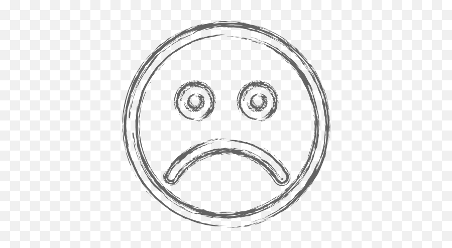 Emoji Face Productivity Shape Social Unhappy Icon - Dot,Unhappy Face Emoji