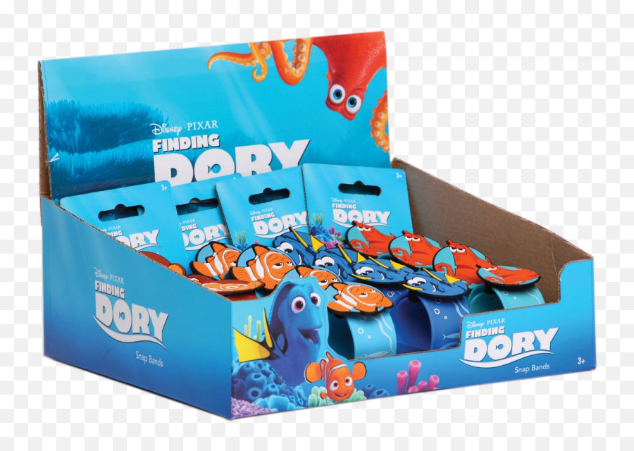 Disney Finding Dory Snap Bands Assorted Designs Cdu - Cardboard Packaging Emoji,Dory Emoji