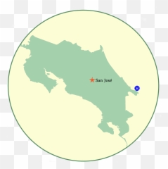 El Arbol Costa Rica Clipart - Costa Rica Shape Country Emoji,Costa Rica Emoji