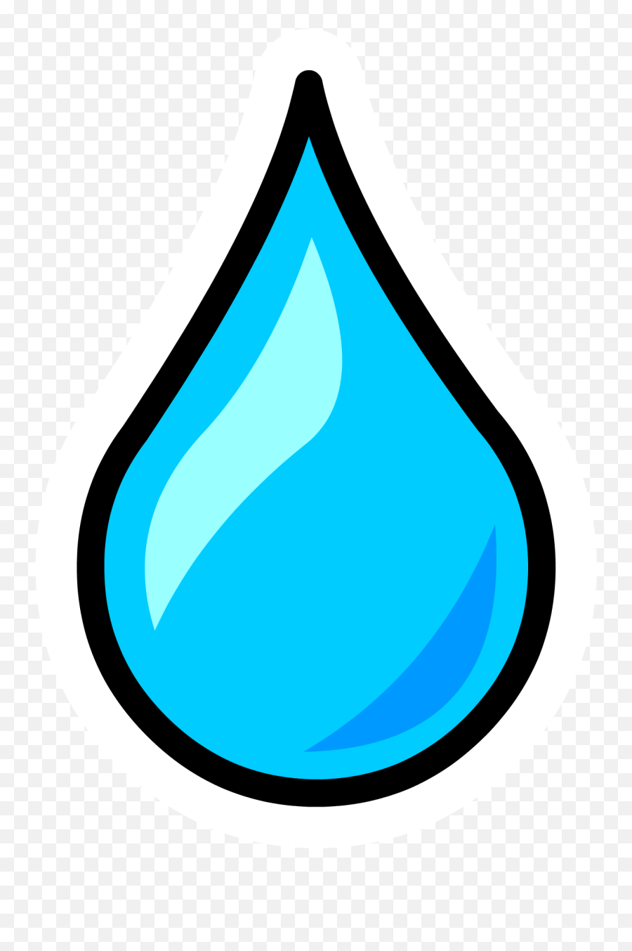 Clipart Of A Drop Of Water - Clipart Water Droplet Emoji,Water Drop Emoji