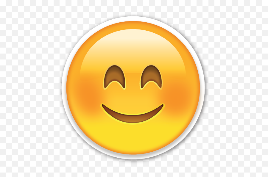 Collection Of Free Transparent Emojis Smiley Face - Smiling Face With Smiling Eyes Emoji,Smiley Face Emoji