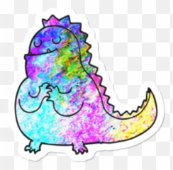 New Dinosaur Stickers Design By Humans - Girly Emoji,Pterodactyl Emoji
