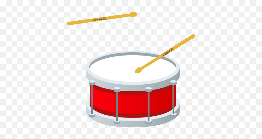 Drum Joypixels Gif - Animated Transparent Drum Gif Emoji,Drummer Emoji