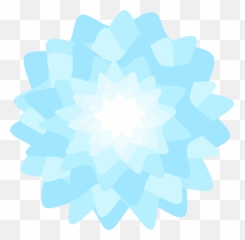Blue Flower Vector Image - Blue Flower Vector Hd Emoji,Blue Heart Emoji