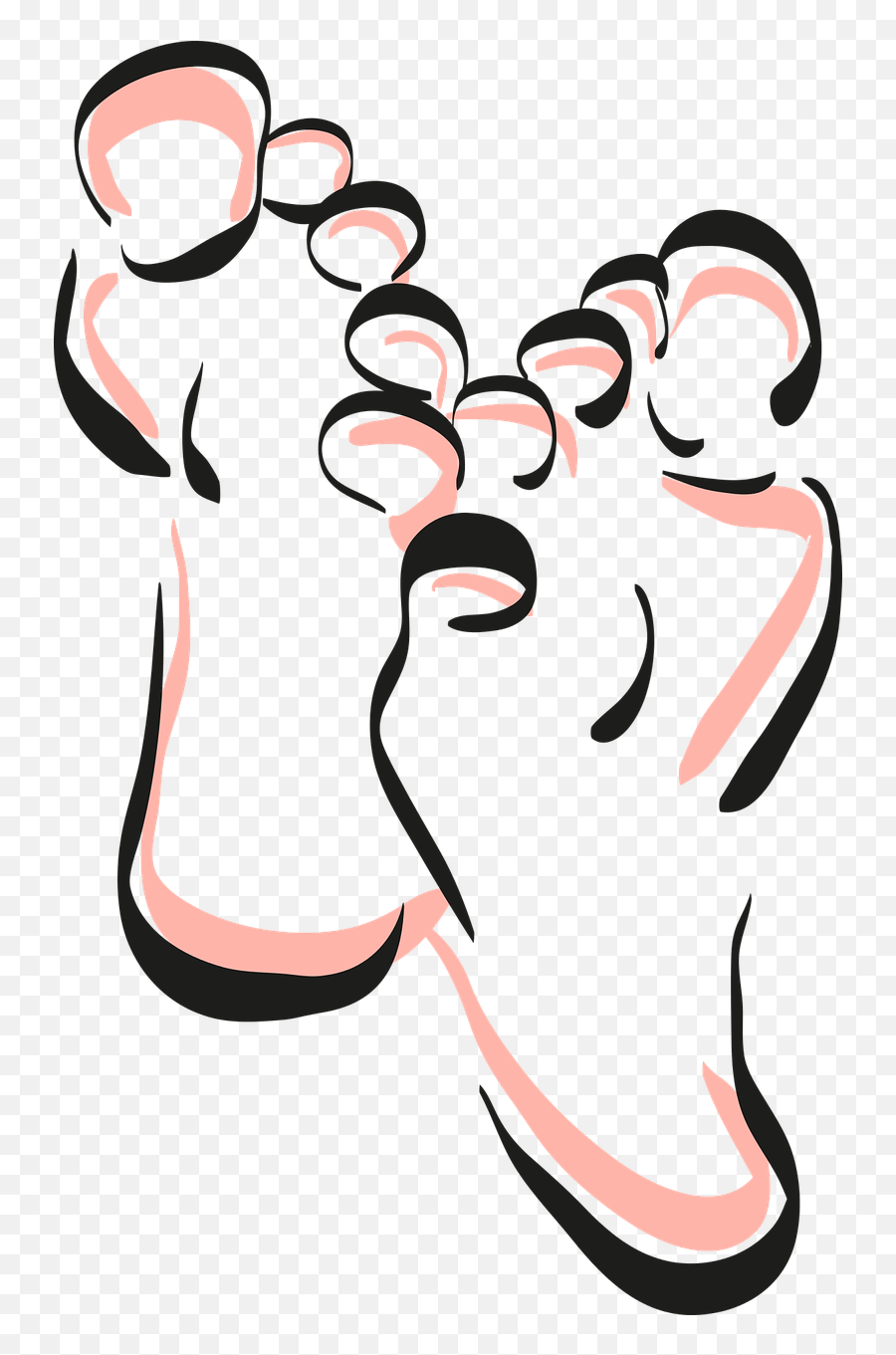 Feet Ten Foot Barefoot Footprint - Foot Scrub Cartoon Emoji,Dirty Emoticon