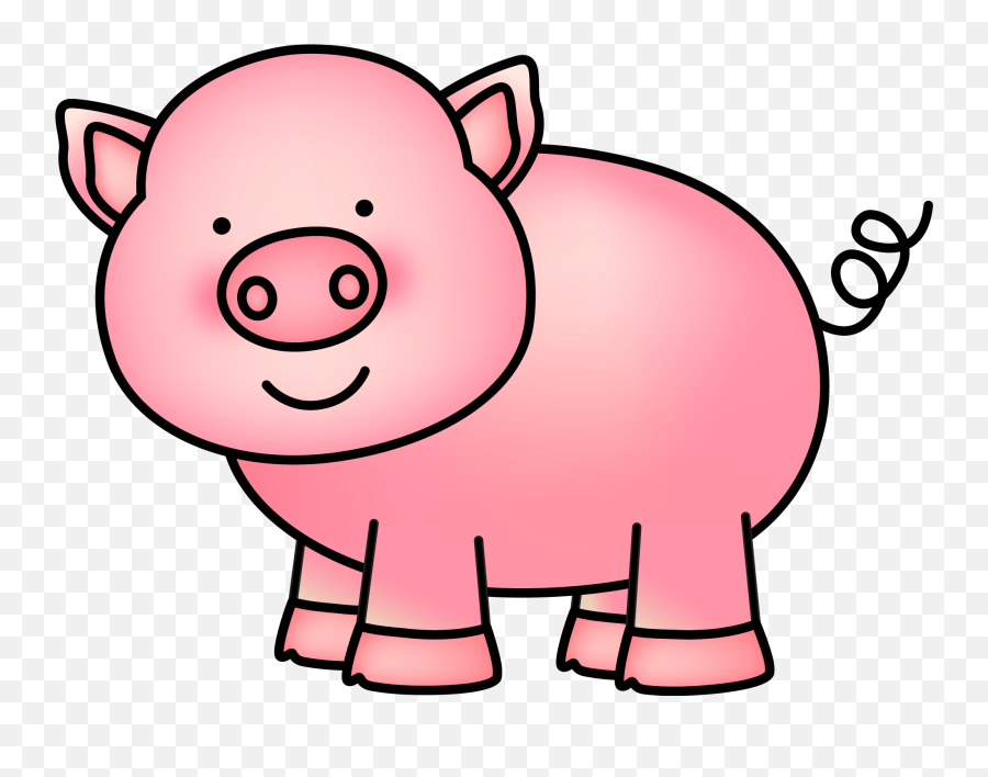 Miniature Pig Pig Roast Clip Art - Melonheadz Pig Clipart Emoji,Roast Hand Emoji