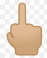 Emoji With Medium - Middle Finger