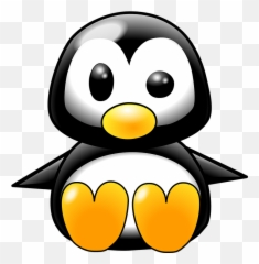 Penguin Chick Baby - Clip Art Cute Animals Emoji