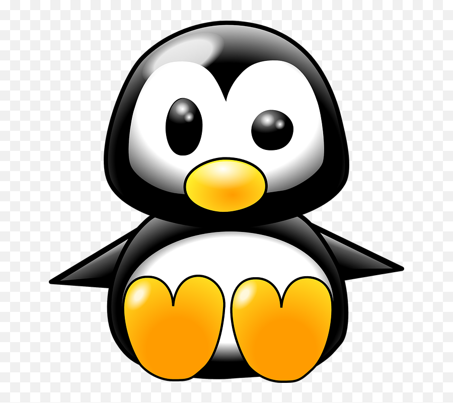 Penguin Chick Baby - Clip Art Cute Animals Emoji,Celebration Emoji Gif