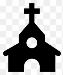Emoji Clipart Church Transparent Free For - Silhouette