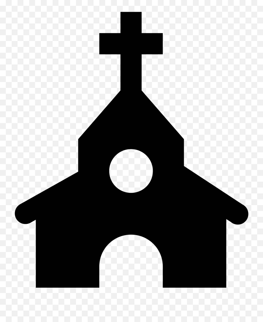 Emoji Clipart Church Emoji Church Transparent Free For - Church Silhouette Clipart,Religious Emoji