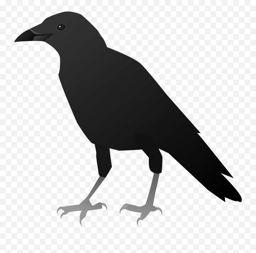 Clipart - Cuervos Fáciles Para Dibujar Emoji,Raven Bird Emoji