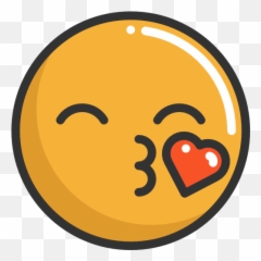 Kiss Emoticons Emoji Feelings - Emojis For Fathers Day Cards