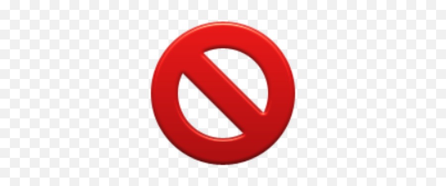 Download Free Png Ios Emoji No Entry Sign - Never Emoji,No Entry Emoji