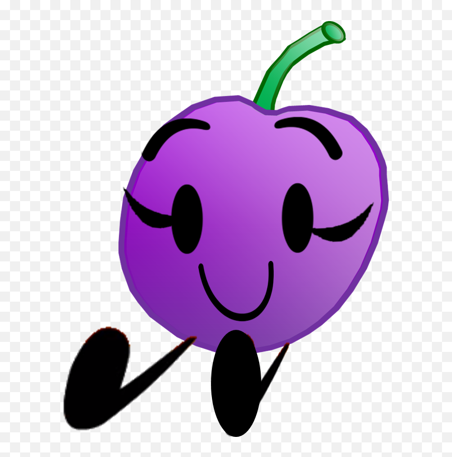 Grape Clipart Purple Object - Bfdi Grape Png Download Super Lifeless Object Reboot Clipart Emoji,Grape Emoji