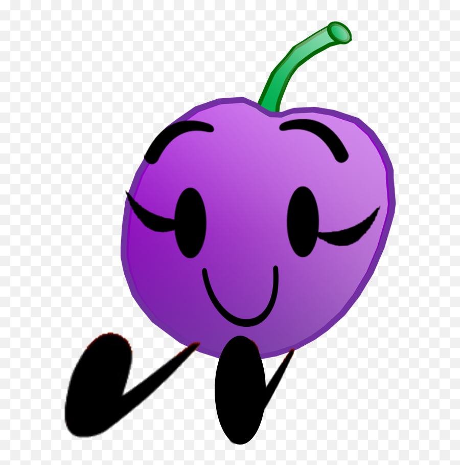 Grape Clipart Purple Object - Bfdi Grape Png Download Super Lifeless ...