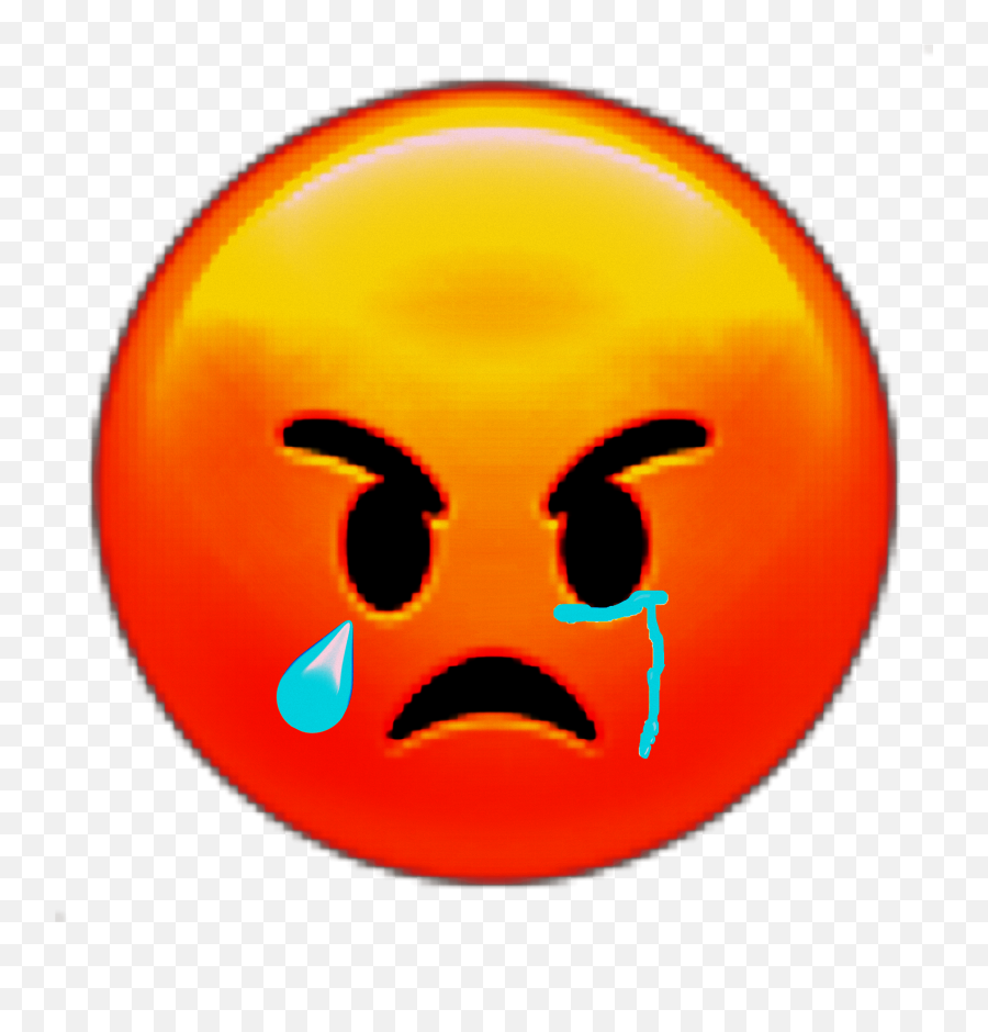 Freetoedit Angry Hurt Emoji Angryemoji Breakup - Gusse Wala Emoji,Angry Emoji Text