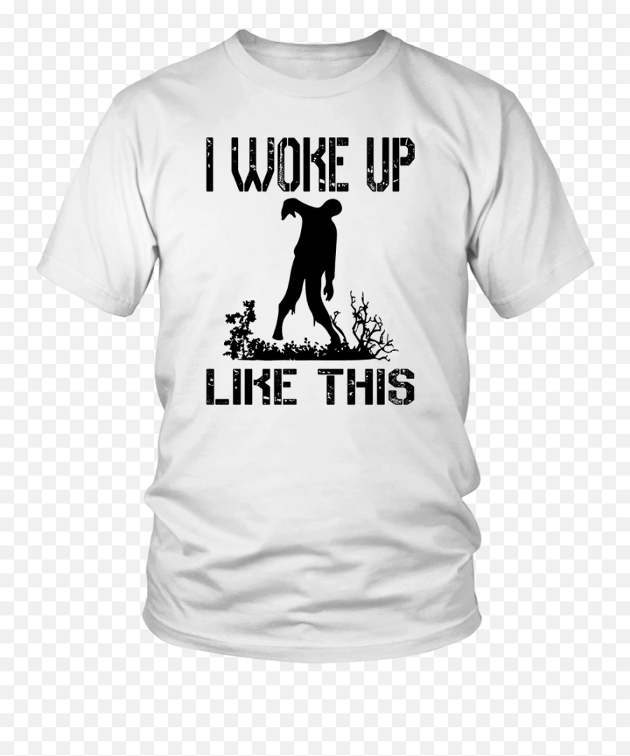 I Woke Up Like This Zombie T Shirt - Tshirt Design Jesus Loves Me Emoji,Lacrosse Emoji