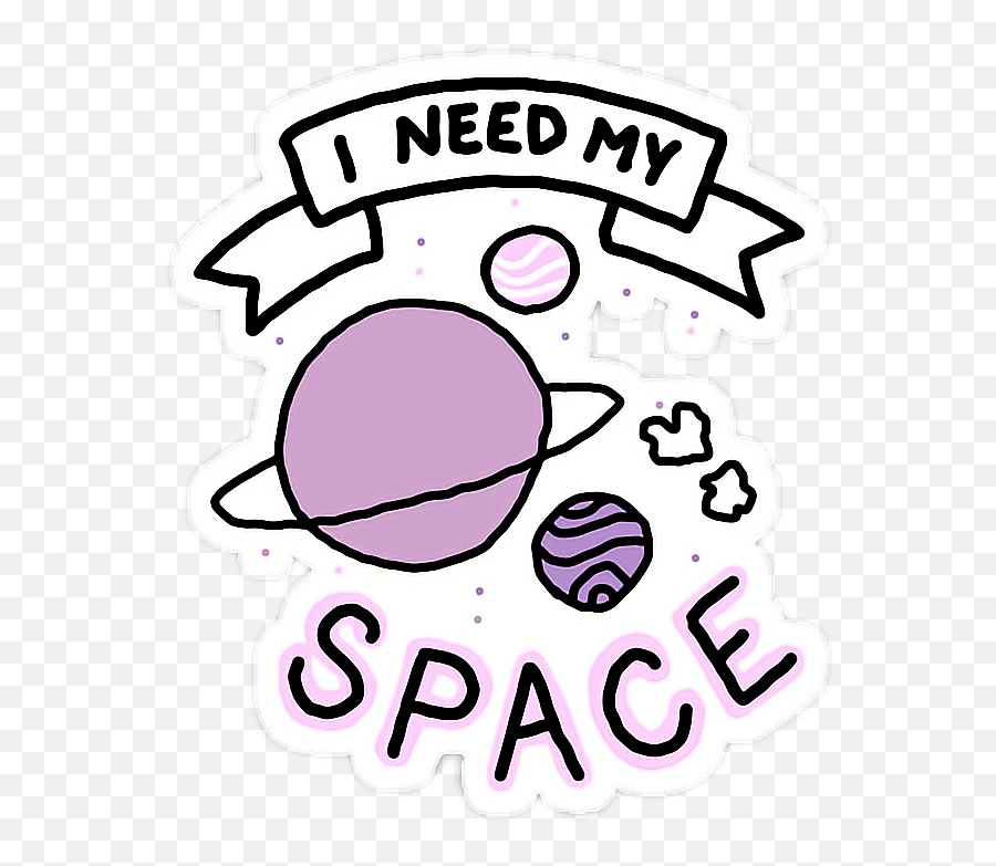 Frase Espacio Galaxy Galaxia Emoji Emojis Emojisticker - Need My Space Sticker,Space Emojis