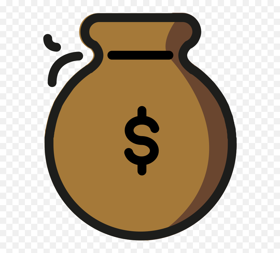 Openmoji - Clip Art Emoji,Money Bag Emoji