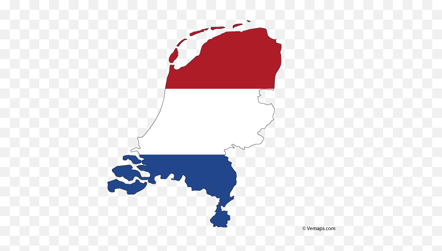 Flag Map Of Netherlands In 2019 - Netherlands Map Vector Emoji,Netherlands Flag Emoji