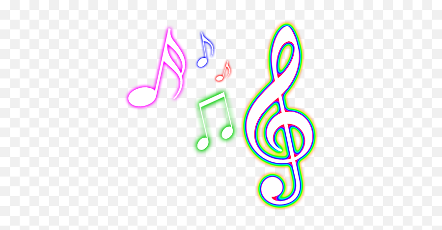 Music Notes Png - Colorful Music Notes Png Emoji,Music Note Emoji Png