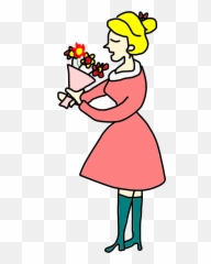nose clipart black and white png - Clip Art Library Lady Smelling Flower Clipart Emoji
