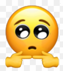Shy Tiktok Emoji Sticker - Meme