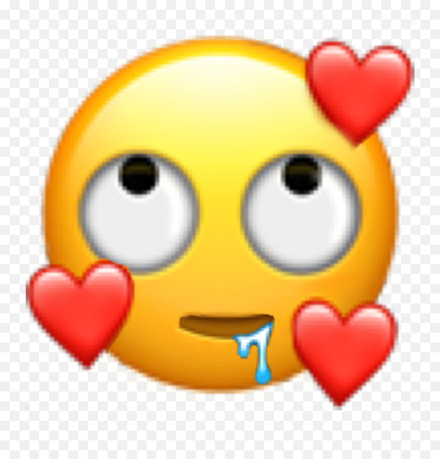 Emoji Amor Emotions Emojisticker - Pleading Emoji With Hearts,Emojis De Amor