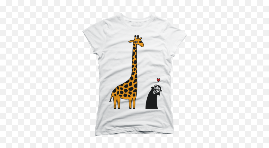 Giraffe Womenu0027s T Shirts Design By Humans Page 1 - Anime Womens Shirt Ideas Emoji,Quizzical Emoji