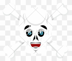 Skull And Crossbones Happy Emoji - Smile,Skull And Crossbones Emoji